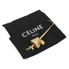 Load image into Gallery viewer, CELINE Horizontal Cabas Tote Bag Gold/Ivory192162 Leather Canvas