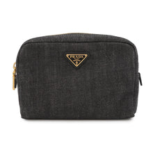 Load image into Gallery viewer, PRADA Logo Pouch Black1N0021 Denim