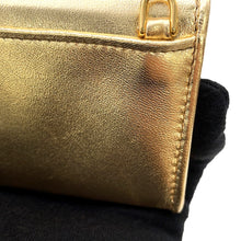 将图像加载到图库查看器中,MIUMIU mini chain wallet Gold5MR030 Leather