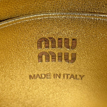 将图像加载到图库查看器中,MIUMIU mini chain wallet Gold5MR030 Leather