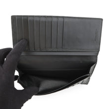 将图像加载到图库查看器中,Bottega Veneta INTRECCIATO LONG WALLET Black120697 Leather