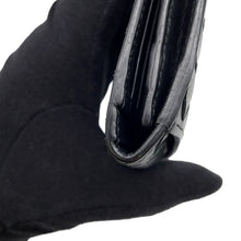 将图像加载到图库查看器中,Bottega Veneta INTRECCIATO LONG WALLET Black120697 Leather