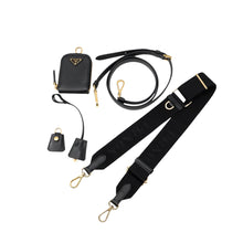 将图像加载到图库查看器中,PRADA Mini Shoulder Bag 2WAY Black1BB846 Leather