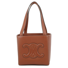 Load image into Gallery viewer, CELINE Cuir Triomphe Cube Handbag Tan199203DU3.04LU Leather