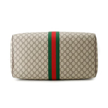 Load image into Gallery viewer, GUCCI Duffle Bag Beige/Multicolor834460 GG Supreme Leather Size Medium