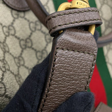 Load image into Gallery viewer, GUCCI Duffle Bag Beige/Multicolor834460 GG Supreme Leather Size Medium