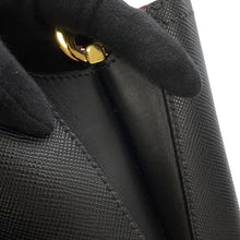 将图像加载到图库查看器中,PRADA Panier 2WAY Tote Bag Black1BA217 Leather Size Small