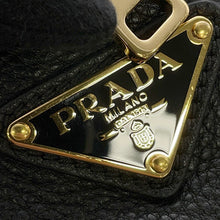 Load image into Gallery viewer, PRADA Vitello Daino 2WAY Bag Black1BB077 Leather