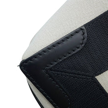 Load image into Gallery viewer, BALENCIAGA Navy Kabas White/Black390346 Canvas Leather Size XS