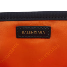 Load image into Gallery viewer, BALENCIAGA Navy Kabas Black390346 Nylon Leather Size XS