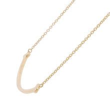Load image into Gallery viewer, TIFFANY&Co. T Smile Pendant Size Small60011679 18K Yellow Gold
