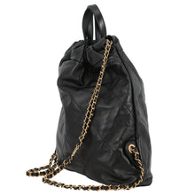 Load image into Gallery viewer, CHANEL CHANEL22 Backpack BlackAS3859 Shiny Calf Leather Size Small