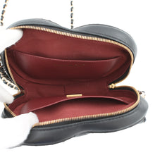 Load image into Gallery viewer, CHANEL Matelasse Heart Shape Chain Shoulder Black BlackAS3191 Lambskin