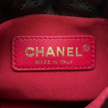 Load image into Gallery viewer, CHANEL Faux Pearl Drawstring Bag Shoulder Bag BlackAS2529 Lambskin
