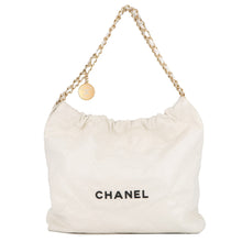 将图像加载到图库查看器中,CHANEL CHANEL22 ChainShoulder Bag WhiteAS3260 Shiny Calf Leather Size Small