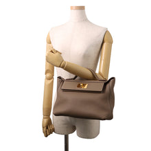 Load image into Gallery viewer, HERMES Sac Van Quatre 24/24 Etoupe Togo Leather Swift Leather Size 29
