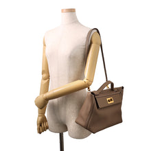 Load image into Gallery viewer, HERMES Sac Van Quatre 24/24 Etoupe Togo Leather Swift Leather Size 29