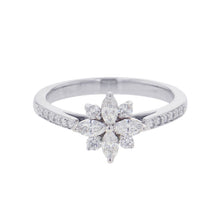 Load image into Gallery viewer, TIFFANY&Co. Victoria Cluster Ring Size Approximately No. 10 Pt950