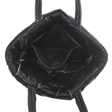 Load image into Gallery viewer, SAINT LAURENT PARIS Wide Puffer Tote Bag Black756269 Nylon