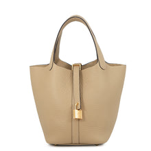 将图像加载到图库查看器中,HERMES Picotin Padlock Trench Taurillon Clemence Size PM