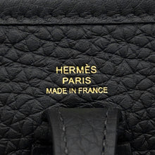 Load image into Gallery viewer, HERMES Evelyne Amazon Long Black Taurillon Clemence Size TPM