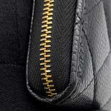 Load image into Gallery viewer, CHANEL Matelasse Zip Around Chozai Cloth BlackAP0242 Caviar Leather