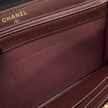 Load image into Gallery viewer, CHANEL Matelasse Zip Around Chozai Cloth BlackAP0242 Caviar Leather