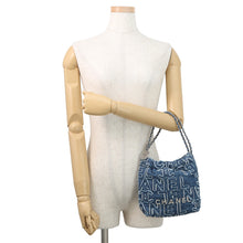 将图像加载到图库查看器中,CHANEL CHANEL22 ChainShoulder Bag BlueAS3980 Denim Size Mini