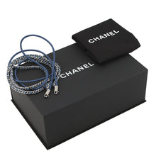 将图像加载到图库查看器中,CHANEL CHANEL22 ChainShoulder Bag BlueAS3980 Denim Size Mini
