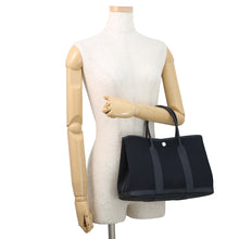 Load image into Gallery viewer, HERMES Garden Party Blue Indigo Toile H Negonda Leather Size TPM