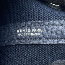 Load image into Gallery viewer, HERMES Garden Party Blue Indigo Toile H Negonda Leather Size TPM