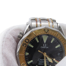 将图像加载到图库查看器中,OMEGA Seamaster 300M 36.25mm Stainless Steel K18YG Black Dial2453.5