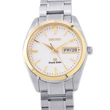 将图像加载到图库查看器中,SEIKO Grand SEIKO Day-Date W37mm Stainless Steel K18YG White DialSBGT038