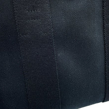 将图像加载到图库查看器中,HERMES Valparaiso Black Toile Chevrons Leather Size PM