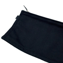 将图像加载到图库查看器中,HERMES Valparaiso Black Toile Chevrons Leather Size PM