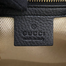 Load image into Gallery viewer, GUCCI Soho Interlocking G Tote Bag Black336751 Leather