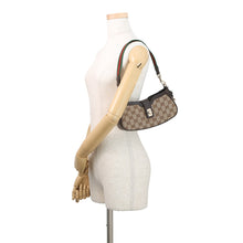 将图像加载到图库查看器中,GUCCI Moonside Mini Shoulder Bag Brown/Beige786015 GG Canvas Leather