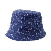 Load image into Gallery viewer, GUCCI GG Canvas bucket hat Size L Blue817427 Cotton100%