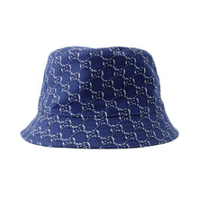 Load image into Gallery viewer, GUCCI GG Canvas bucket hat Size L Blue817427 Cotton100%