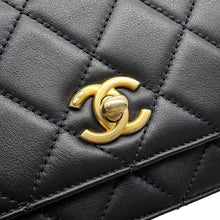 将图像加载到图库查看器中,CHANEL Matelasse Multi Chain Single Flap BlackAS2051 B03921 94305 Lambskin Size Mini