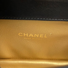 将图像加载到图库查看器中,CHANEL Matelasse Multi Chain Single Flap BlackAS2051 B03921 94305 Lambskin Size Mini