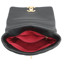 Load image into Gallery viewer, CHANEL CHANEL19 CHANEL19 Matelasse Shoulder Bag BlackAS1160 Shiny Lambskin