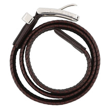将图像加载到图库查看器中,LOUIS VUITTON Belt/Pont Neuf Braided MarronM0372 Leather