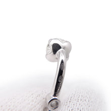 Load image into Gallery viewer, LOUIS VUITTON LV Diamond Double Round EarringsQ06400 18K White Gold