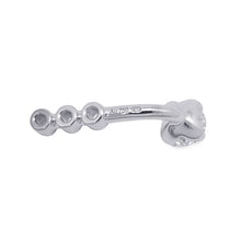 Load image into Gallery viewer, LOUIS VUITTON LV Diamond Double Round EarringsQ06400 18K White Gold