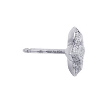 Load image into Gallery viewer, LOUIS VUITTON LV Diamond Double Round EarringsQ06400 18K White Gold