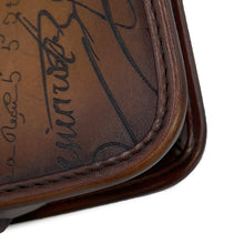 Load image into Gallery viewer, Berluti Calligraphy Jules Gulliver 2-Way Handbag Brown Leather