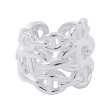 将图像加载到图库查看器中,HERMES Chaine d'Ancre Anchene Ring Size GM/50/#10 SV925