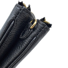 Load image into Gallery viewer, LOUIS VUITTON Pochette Double Zip NoirM80787 Bicolor Monogram Empreinte Leather
