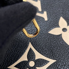 Load image into Gallery viewer, LOUIS VUITTON Pochette Double Zip NoirM80787 Bicolor Monogram Empreinte Leather